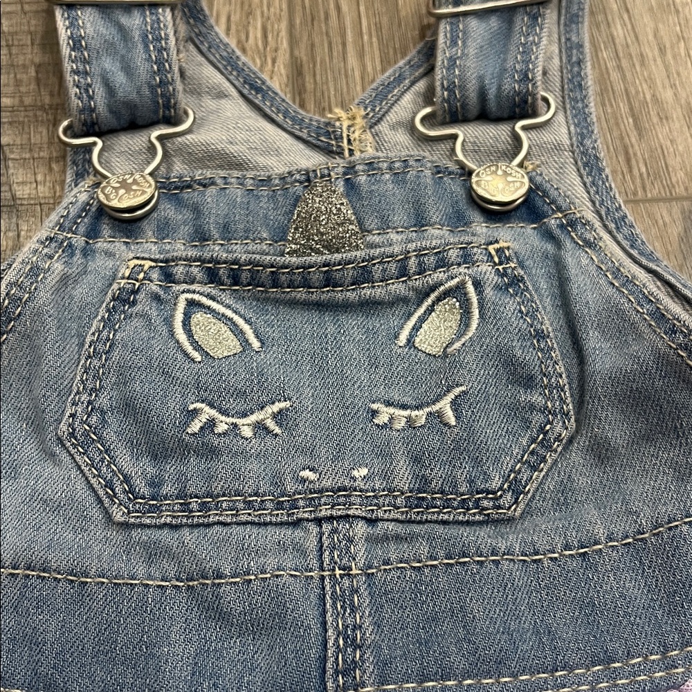 NWT Oshkosh Unicorn Overall Dress - Picture 2 of 5